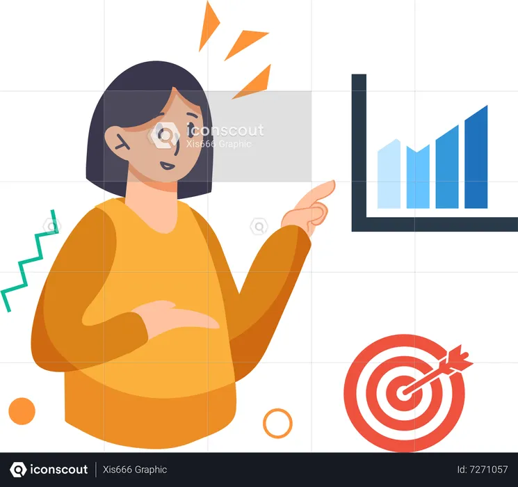 Digital Marketing Target analysis  Illustration