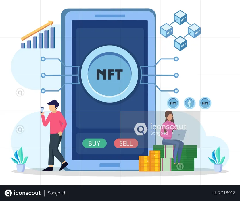 Digital Ownership Right  Illustration