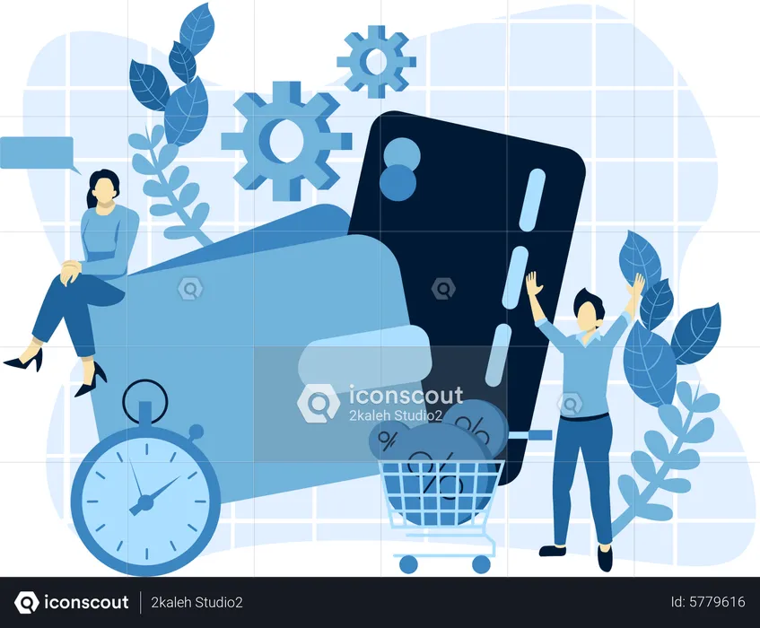 Digital payment  Illustration