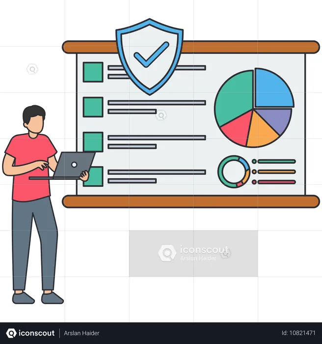 Digital Protection  Illustration