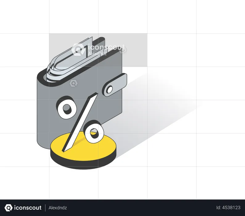 Digital wallet  Illustration