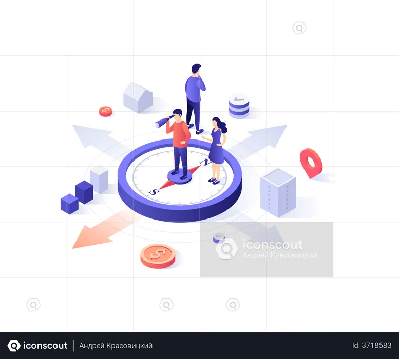 Direction commerciale  Illustration