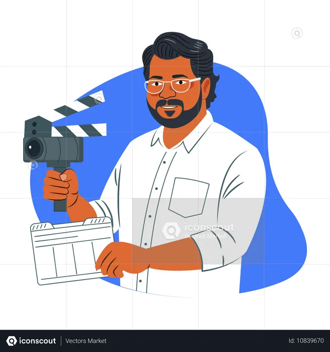 Director de cine  Ilustración