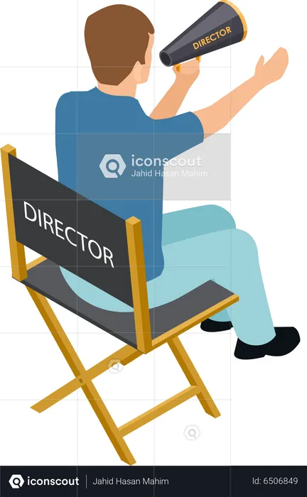 Director of movie  Illustration