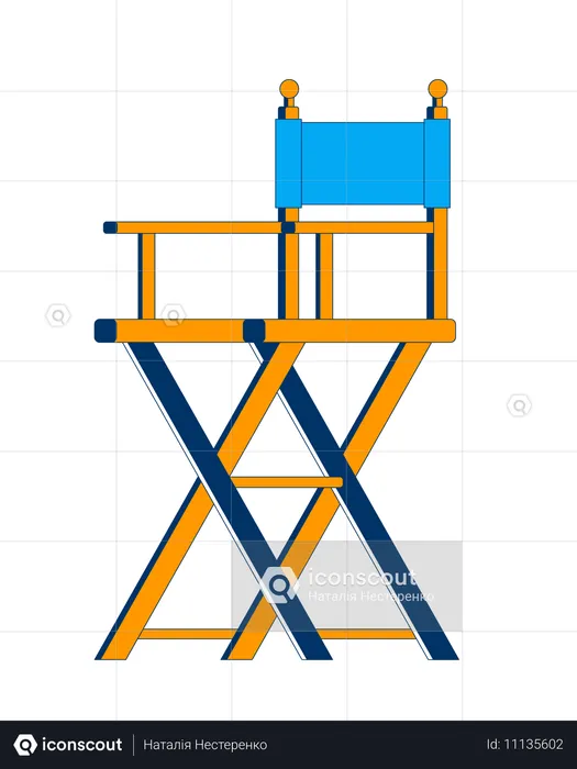 Cadeira de diretor  Ilustração