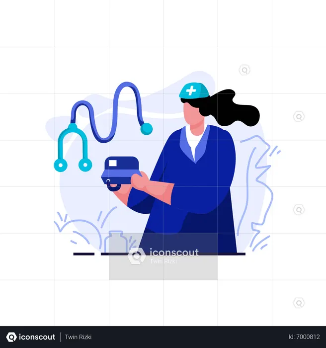 Diretora de Enfermagem  Ilustração