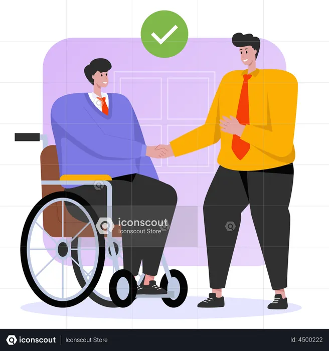 Disability Employment  Illustration