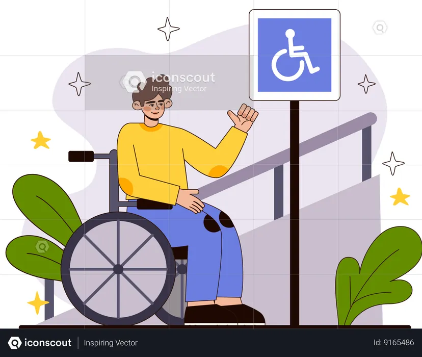 Disable man use slop for accessibility  Illustration