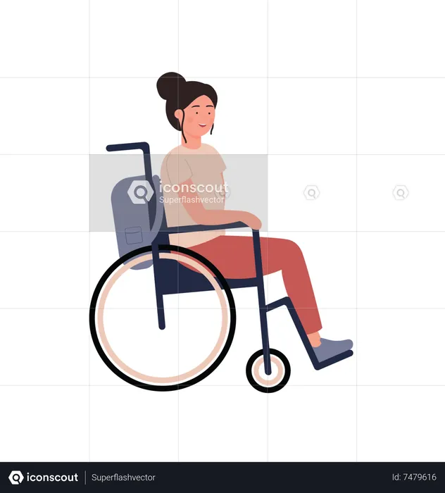 Disabled People  Illustration