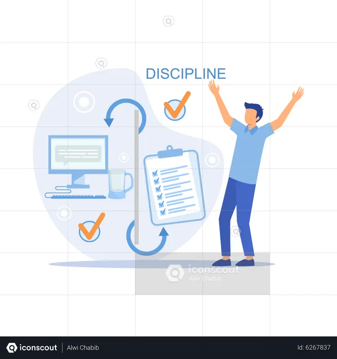 Discipline work  Illustration