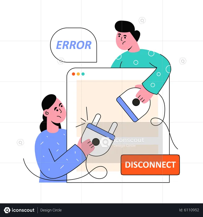 Disconnect  Illustration