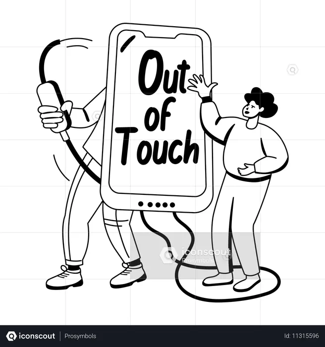 Disconnected  Illustration
