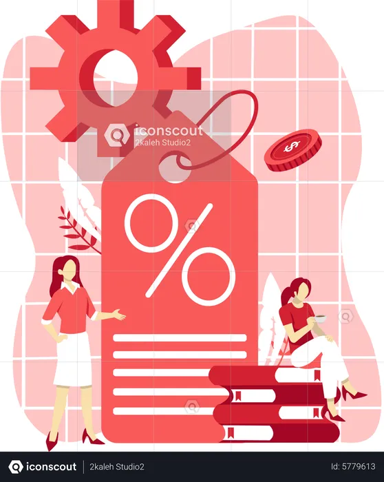 Discount coupon  Illustration