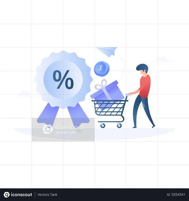 Discount Deals  Illustration