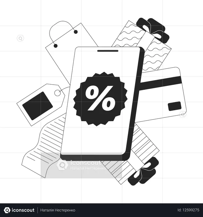 Discount marketing  Illustration