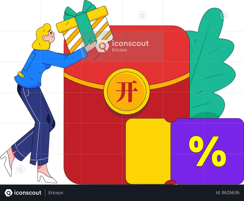 Discount Voucher  Illustration