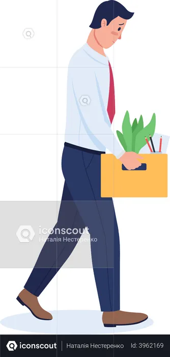 Dismissed employee  Illustration