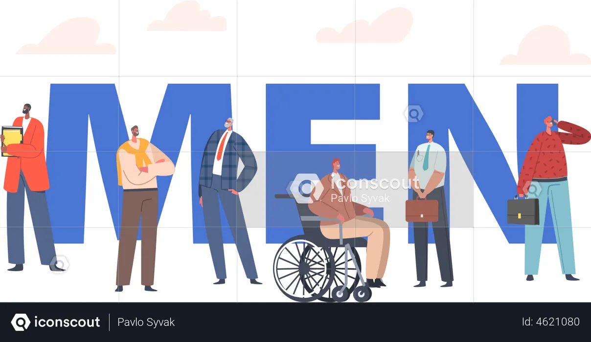 Diverse Group of Business People  Illustration