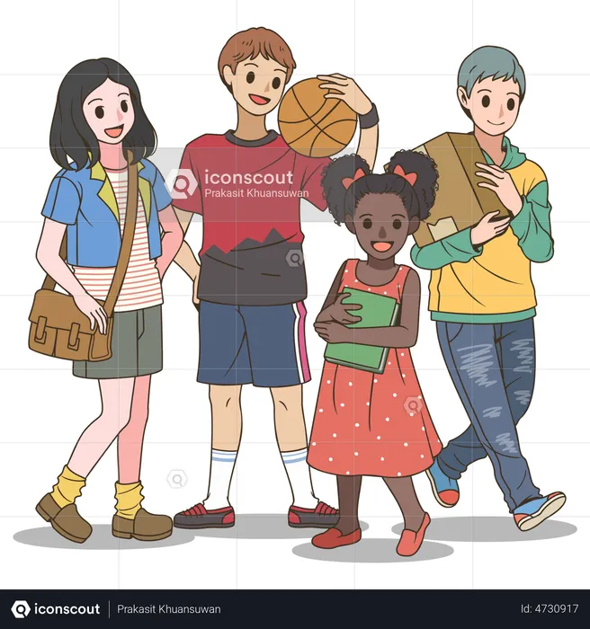 Diversidad de cultura social  Ilustración