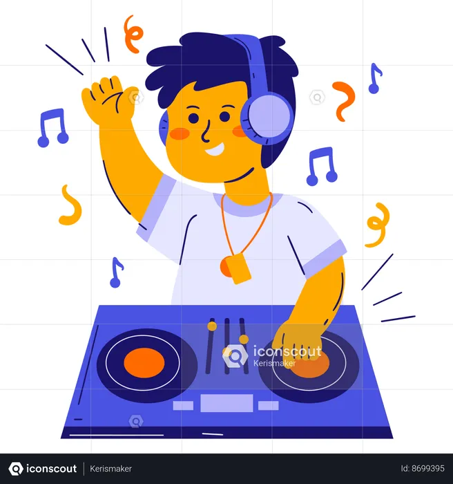 DJ boy  Illustration