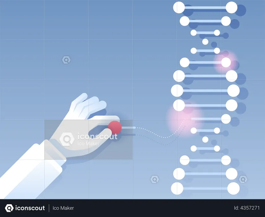 DNA-Forschung  Illustration