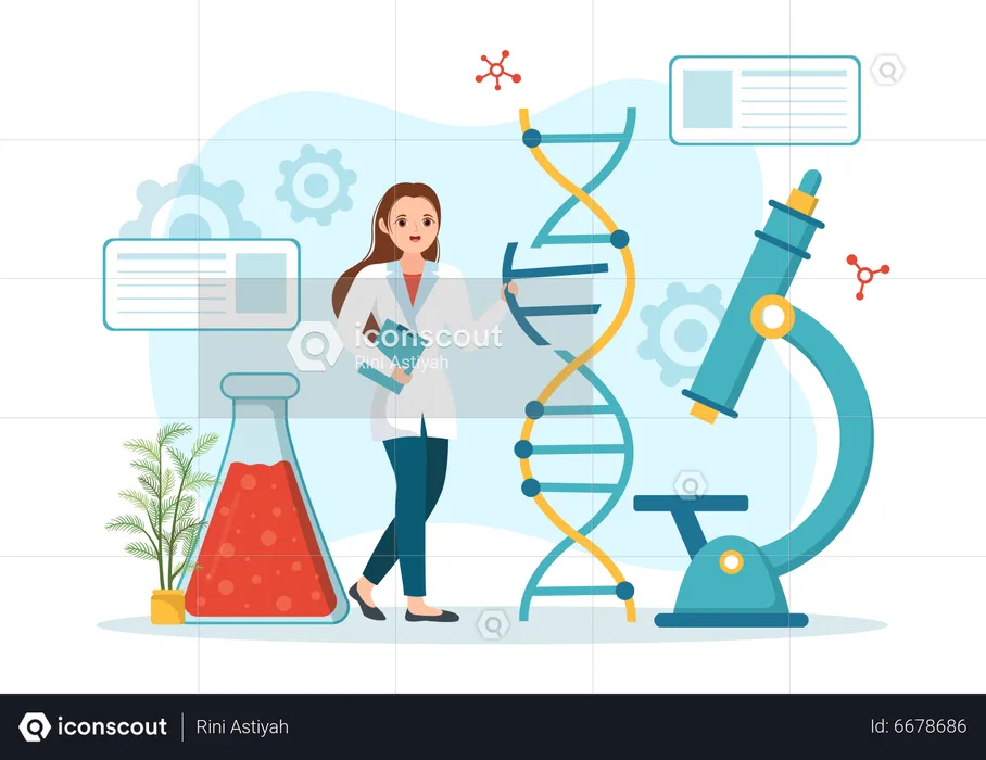 DNA modification  Illustration