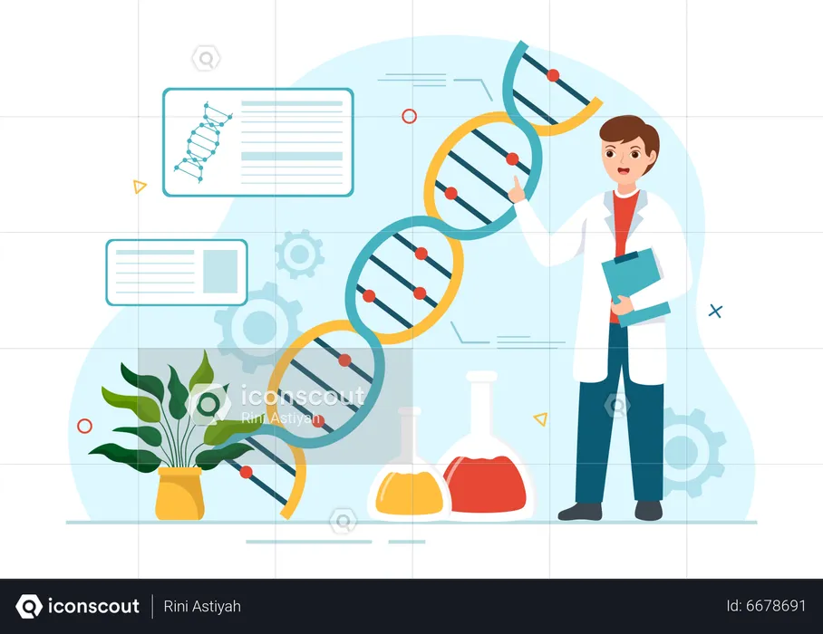 DNA modification engineering  Illustration