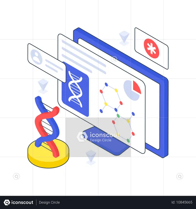 Relatório de DNA  Ilustração