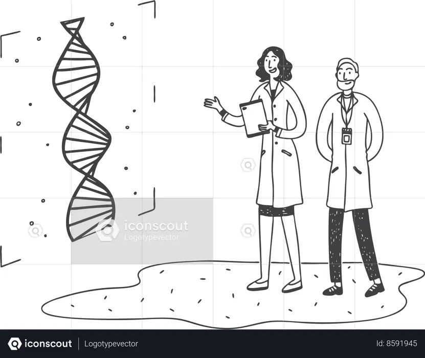 Dna report  Illustration