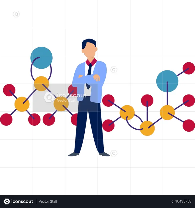 Médecin pensant à l'expérimentation  Illustration