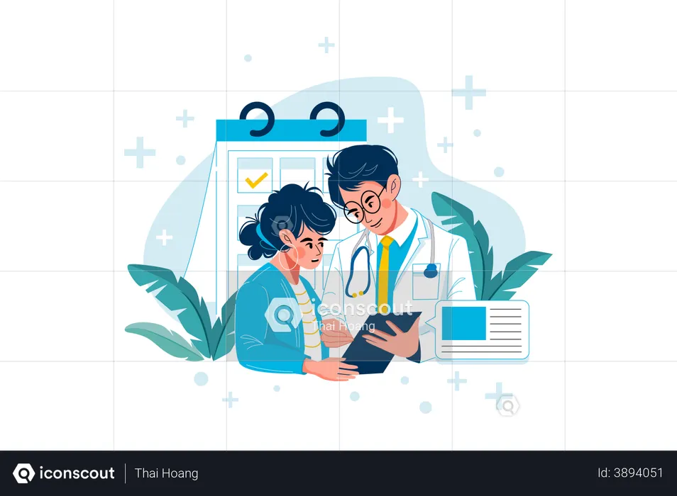 Doctor appointment  Illustration