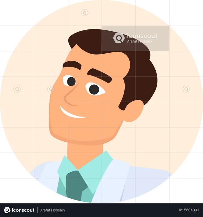 Doctor masculino  Ilustración