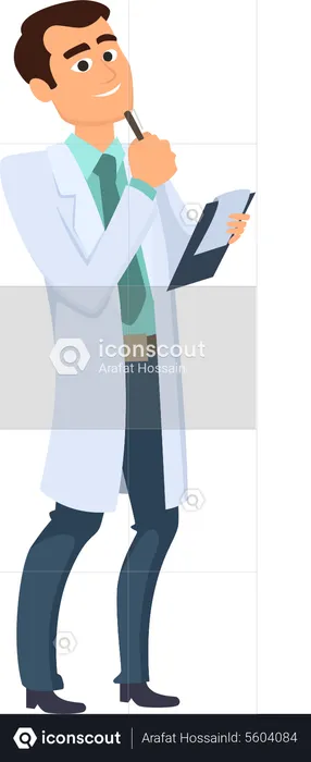 Doctor masculino  Ilustración