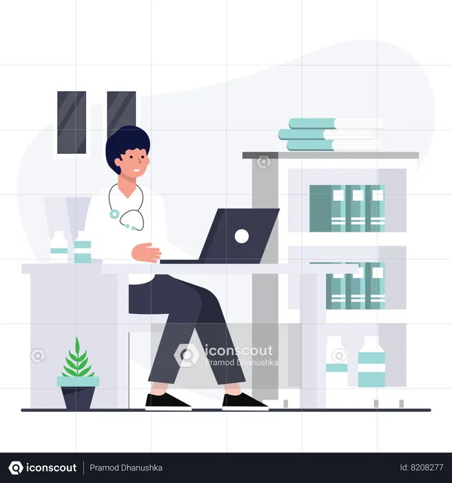 Doctor Office  Illustration