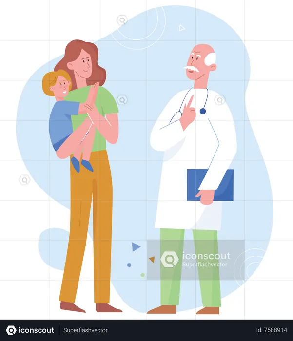 Doctor Patient Interaction  Illustration