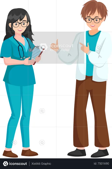 Doctor Team  Illustration