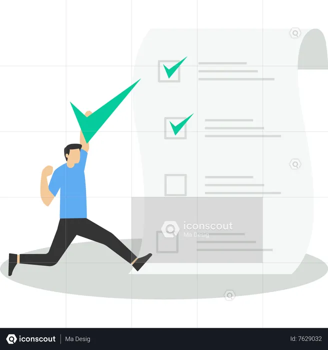 Document Approval  Illustration