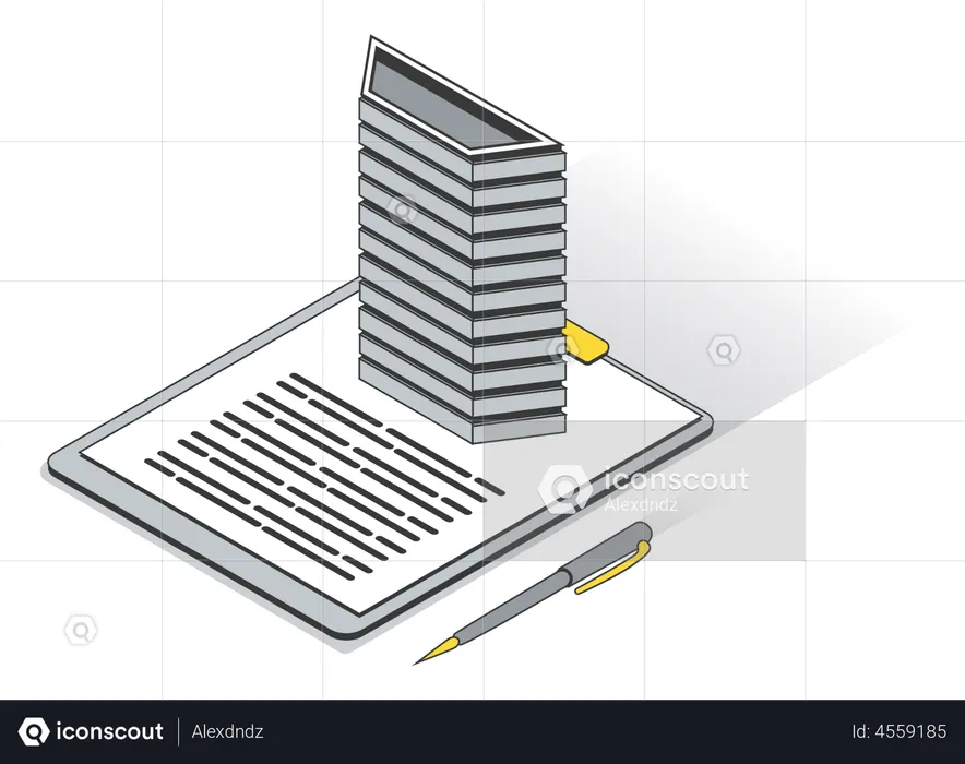 Document de propriété  Illustration