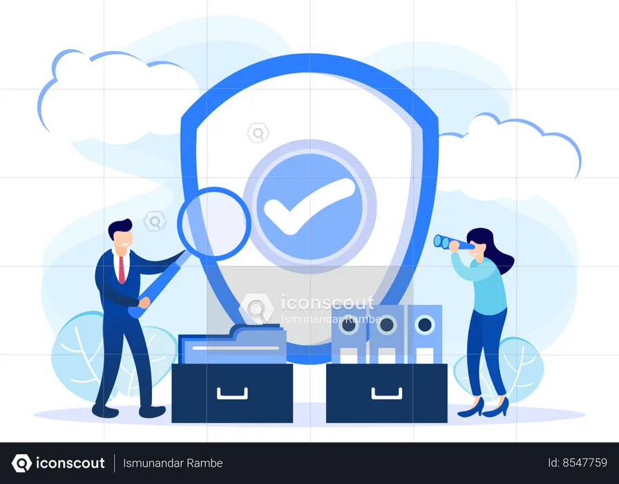 Document protection  Illustration