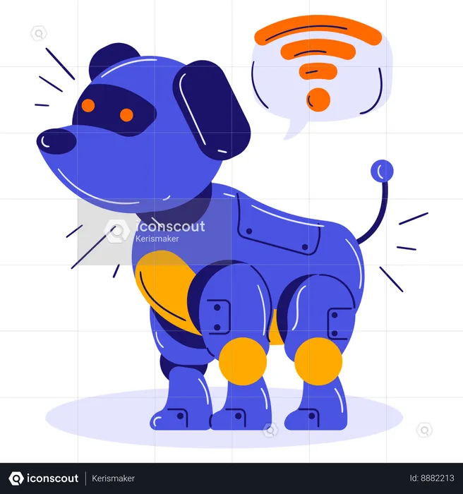 Dog Robot  Illustration