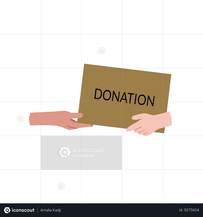 Donation Box  Illustration