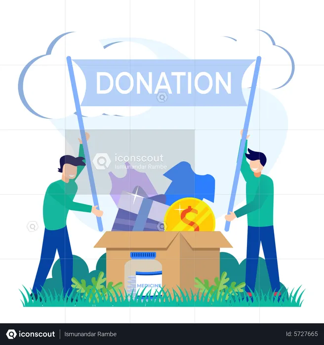 Donation Campaign  Illustration