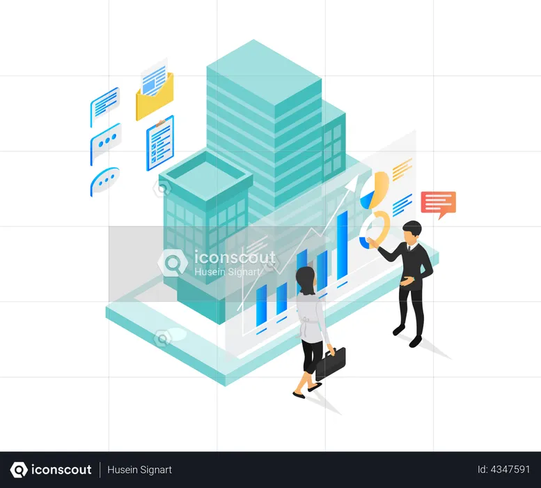 Données commerciales  Illustration