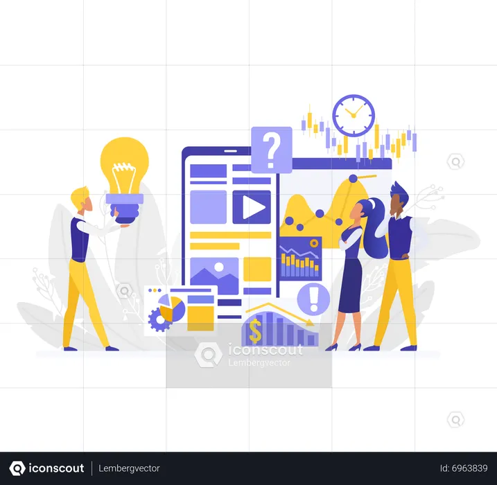 Données commerciales  Illustration