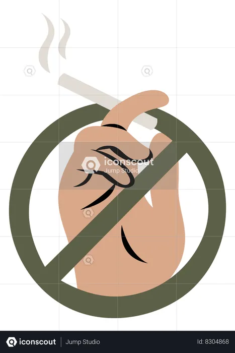 Don’t smoke  Illustration
