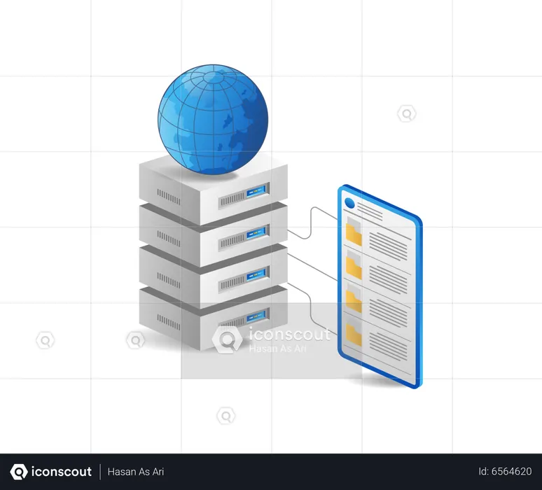 Dossier de stockage du serveur  Illustration