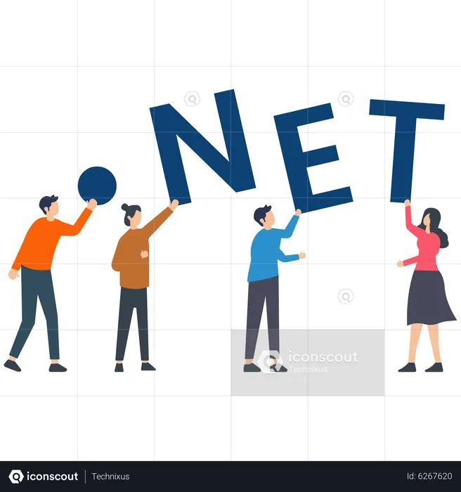 Dot Net  Illustration