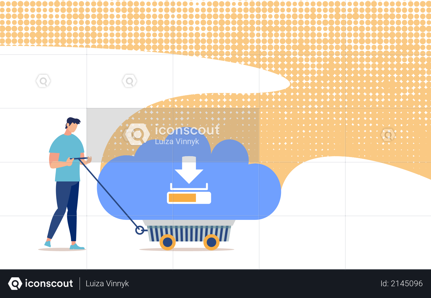 Download and Archive Online Illustration