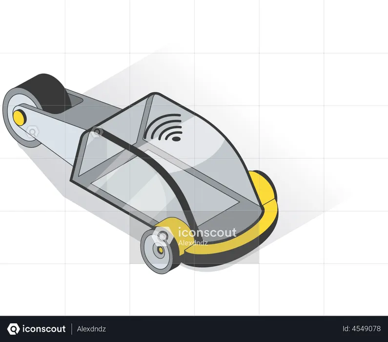 Driverless Transportation  Illustration