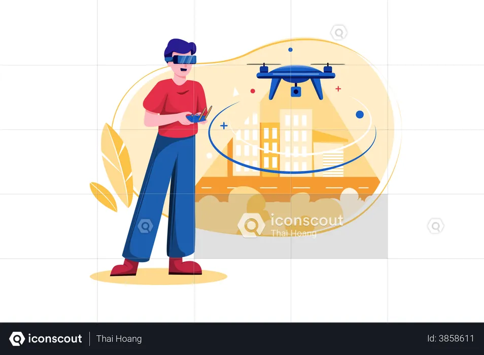 Drone technology  Illustration